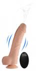 Loadz 8.5 Inches Vibrating Squirting Dildo With Remote Beige Image 4
