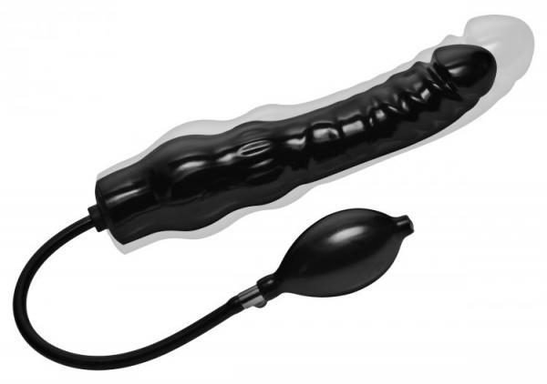 Inflatable Dildo 11 inches Black Sex Toy Product