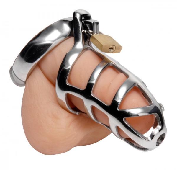 Detained Stainless Steel Chastity Cage Sex Toy Product