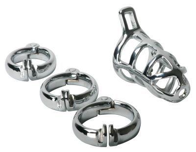 Detained Stainless Steel Chastity Cage Sex Toy Product