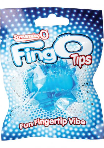 Fingo Tips Blue Fingertip Vibrator Sex Toy Product