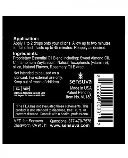 On Natural Arousal Oil Ampule Packet Bowl Of 75 Image 2