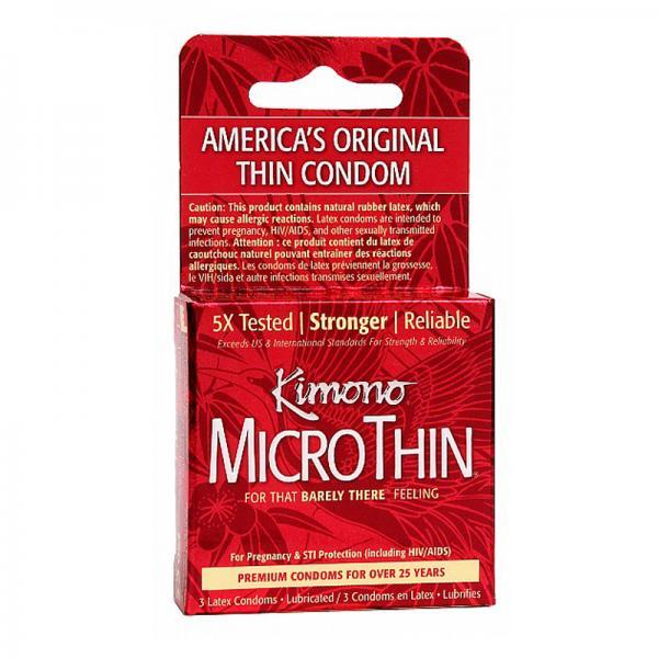 Image of Kimono micro thin condom - box of 3