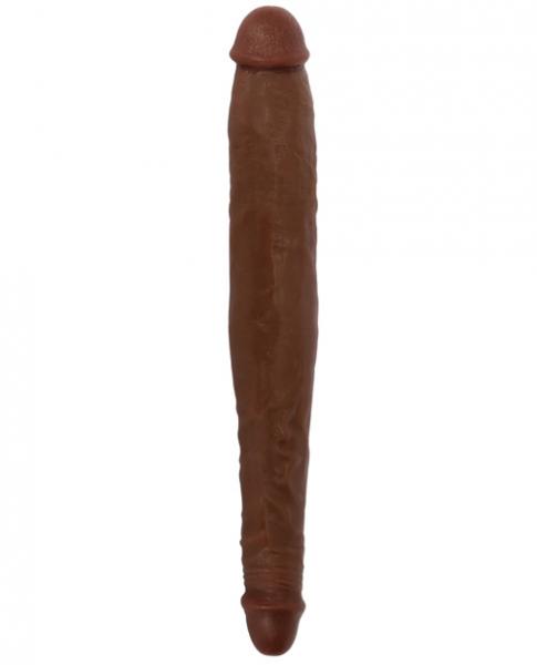 Jock Tapered 13 inches Double Dong Chocolate Brown Sex Toy Product