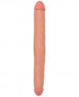 Jock Tapered 18 inches Double Dong Beige Sex Toy Product