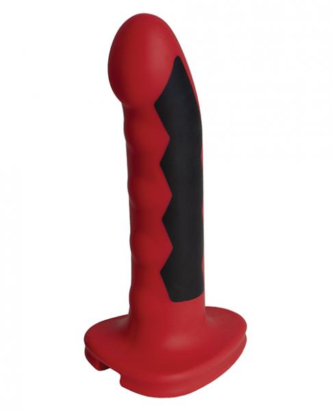 Electrastim Silicone Fusion Komodo Dildo Red Black Sex Toy Product