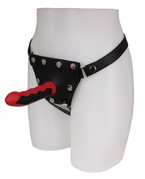 Electrastim Silicone Fusion Komodo Dildo Red Black Sex Toy Product