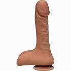 The D Super D 9 inches Dildo with Balls Caramel Tan Sex Toy Product