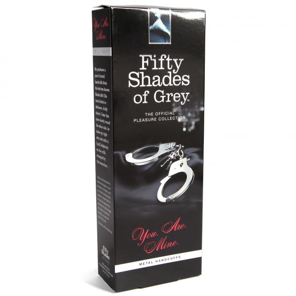 Fifty Shades of Grey You Are Mine Metal Handcuffs Sex Toy Product