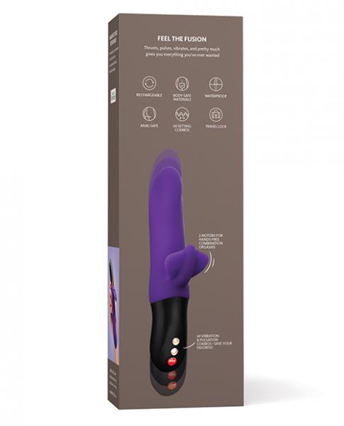 Fun Factory Bi Stronic Fusion Thrusting Vibrator Purple Sex Toy Product