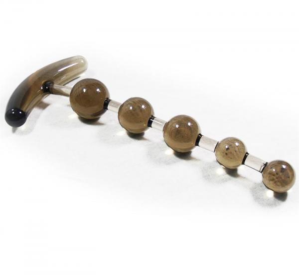 Anchors Away Black Anal Beads Sex Toy Product