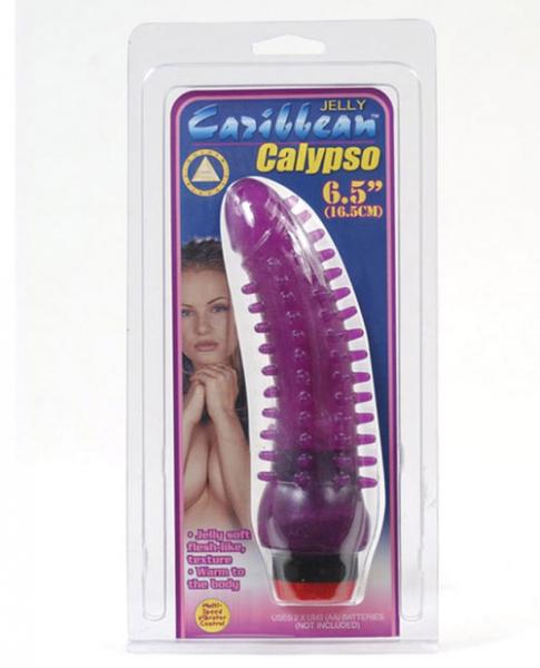 Jelly caribbean calypso purple vibrator Sex Toy Product
