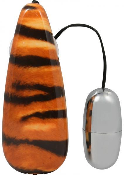 Primal Instincts Vibrating Egg – Tiger Print