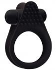 The S Bullet Silicone Ring Black Sex Toy Product