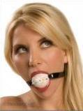 Jawbreaker Gag Black Strap	 Sex Toy Product