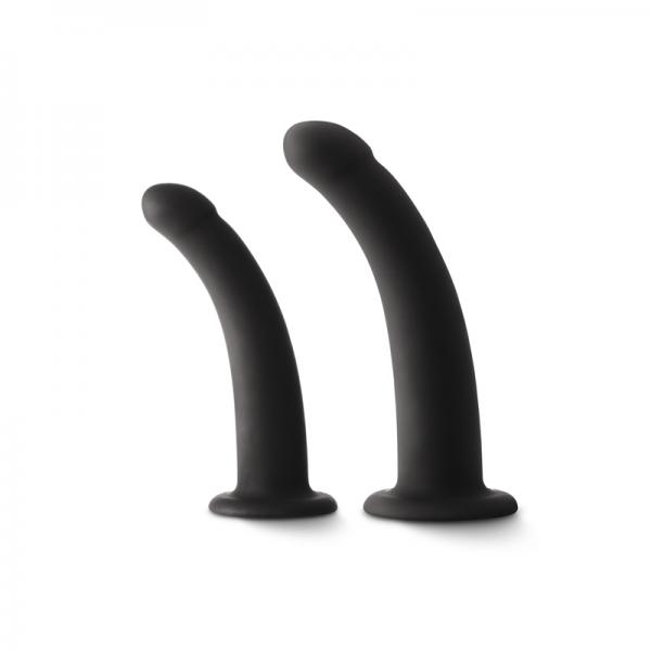 ShiShi SugarSugar Dildos Black Set Of 2  [ShiShi SugarSugar Black Dildos 5 inches and 6 inches]