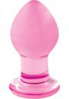 Crystal Premium Glass Plug Pink Small Sex Toy Product