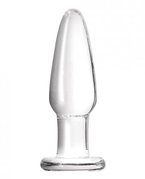 Crystal Glass Tapered Plug Small Clear Sex Toy Product