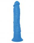 Neon Luv Touch Wall Banger Blue Vibrating Dildo Sex Toy Product