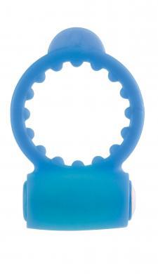 Neon Vibrating C Ring - Blue Sex Toy Product