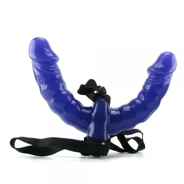 Fetish Fantasy Double Delight Strap On Purple Sex Toy Product