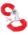 Fetish Fantasy Beginners Furry Cuffs Red Sex Toy Product