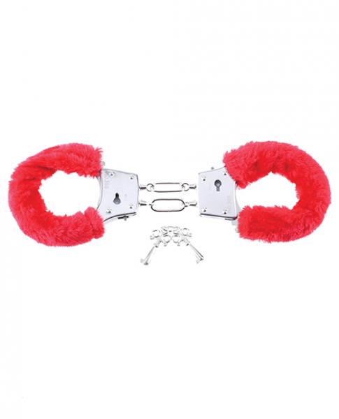 Fetish Fantasy Beginners Furry Cuffs Red Sex Toy Product