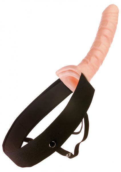 Fetish Fantasy 10 inches Hollow Strap On Beige Sex Toy Product