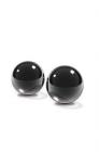 Limited edition fetish fantasy black glass ben-wa balls - small Sex Toy Product