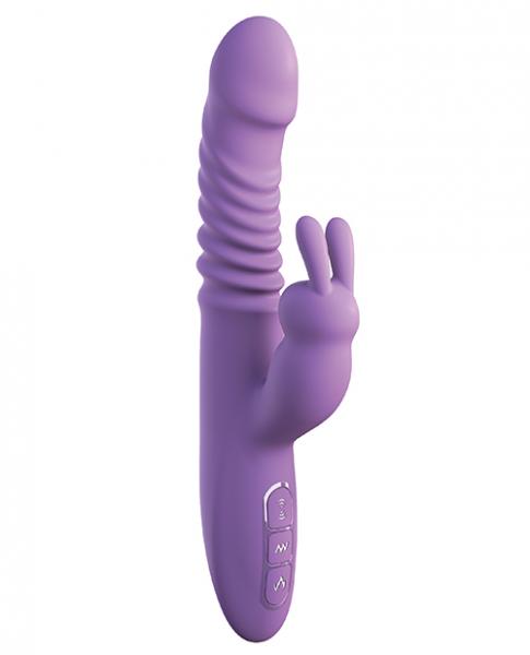 Fantasy For Her Ultimate Thrusting Rabbit Vibrator Purple Sex Toy Product