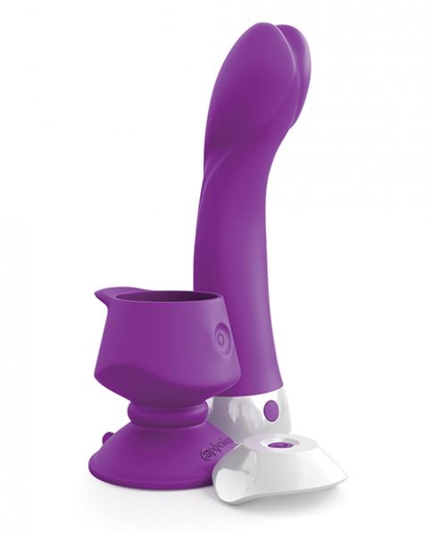 3Some Wall Banger G G-Spot Vibrator Purple  [Threesome Wall Banger G G-Spot Vibrator Purple]