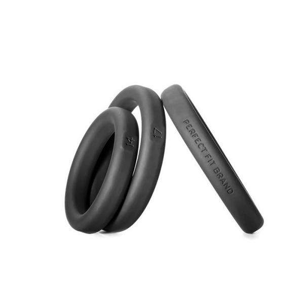 Xact-Fit 3 Ring Kit S/M/L Black Silicone Image 2