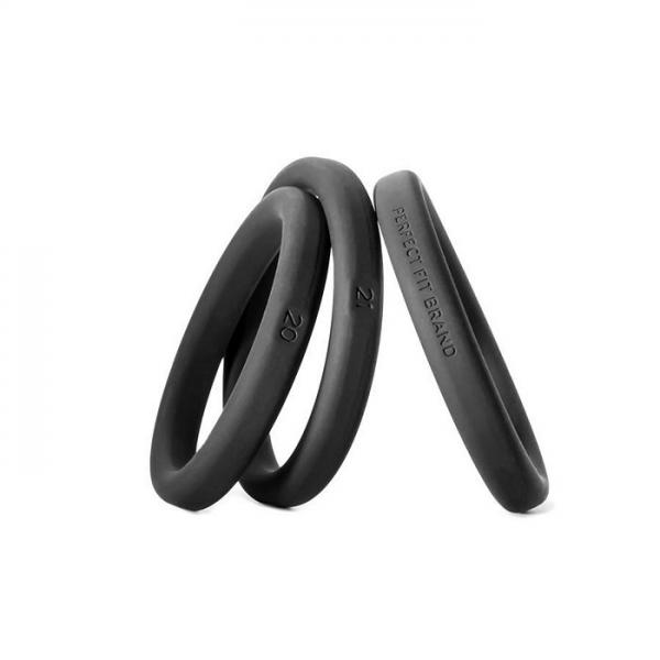 Xact-Fit 3 Ring Kit L/XL Black Silicone Image 2