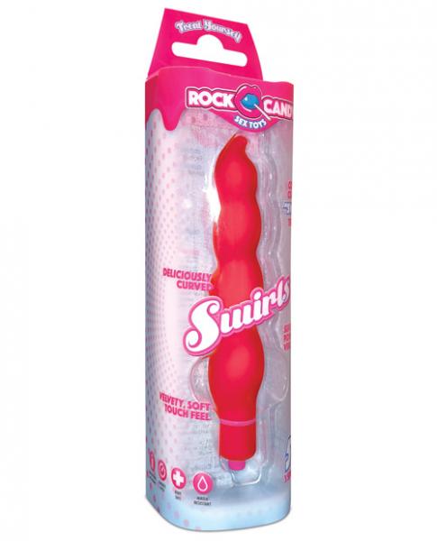Rock Candy Swirls Vibrator Red Sex Toy Product