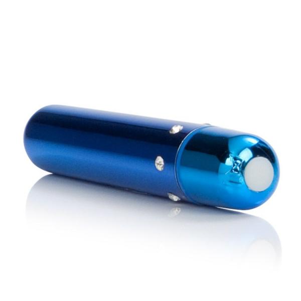 Crystal High Intensity Bullets 2 Blue Bullet Vibrator Sex Toy Product
