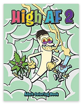 Wood Rocket High Af2 Adult Coloring Book Image 1