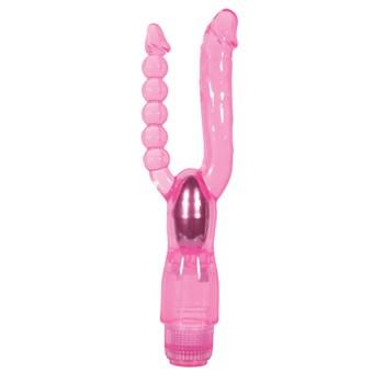 Dual Pleasure Vibe Waterproof - Pink Sex Toy Product