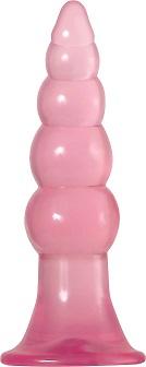 Fun Jelly Butt Plugs Pink Set of 2 Sex Toy Product