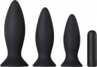 Adam & Eve Rechargeable Vibrating Anal Trainer Kit Black Sex Toy Product