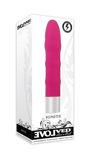 The Ignite Turbo Boost Plastic Vibrator Pink Sex Toy Product