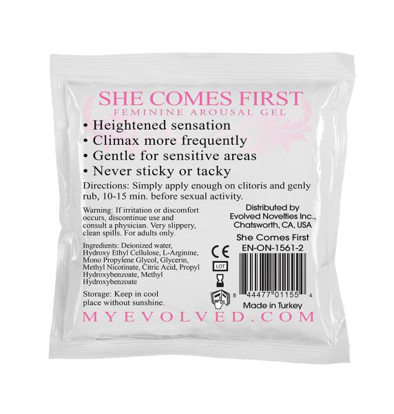 One Night Stand She Comes First Arousal Gel 2.5ml Sex Toy Product