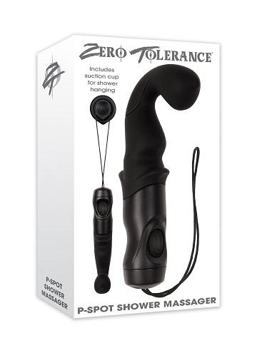 P-Spot Shower Massager Black Sex Toy Product