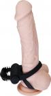 Bell Ringer Black Vibrating Cock Ring & Ball Strap Sex Toy Product