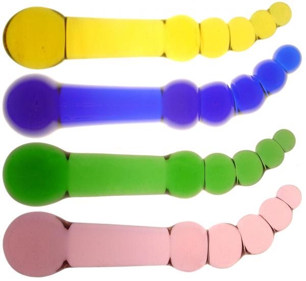 Giggles Glass Bubble G-Spot Assorted Colors Sex Toy Product