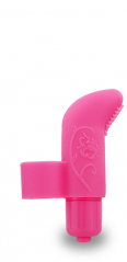 Pure Silicone Finger Vibe Pink	 Sex Toy Product