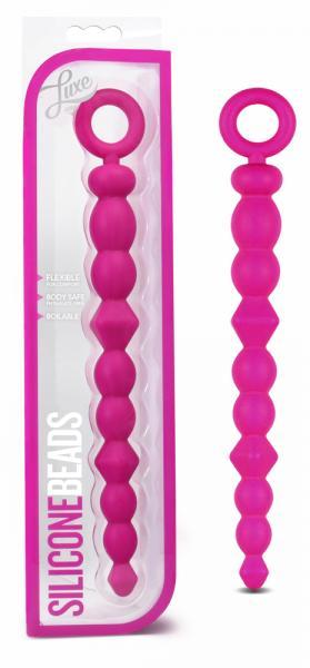 Luxe Silicone Beads Pink Sex Toy Product