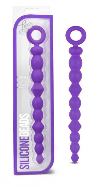 Luxe Silicone Beads Purple Sex Toy Product