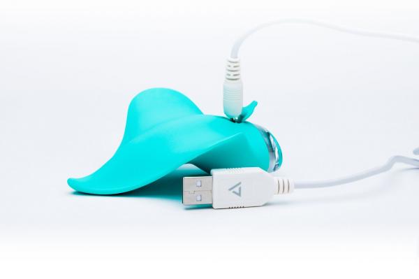Mimic Manta Ray Handheld Massager Seafoam Green Sex Toy Product