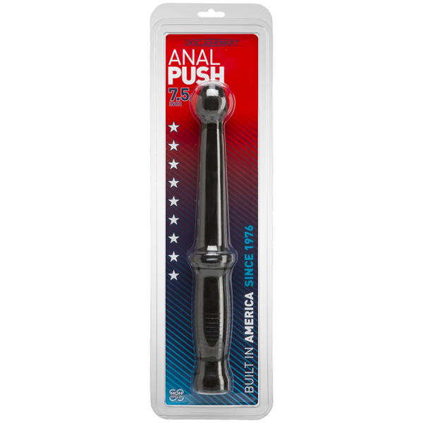 Anal Push Dildo - Black Sex Toy Product