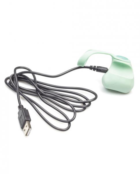 Fin Finger Vibrator Jade Green Sex Toy Product